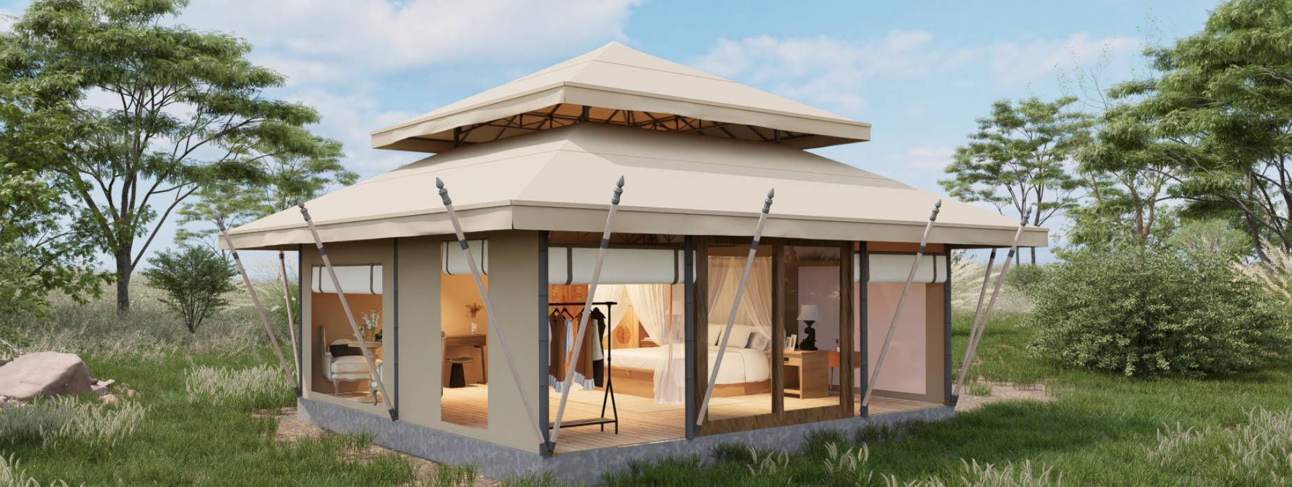 巩义市户外野奢帐篷